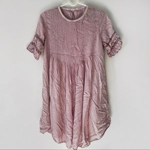 Aritzia Wilfred Pink/Purple Babydoll Dress